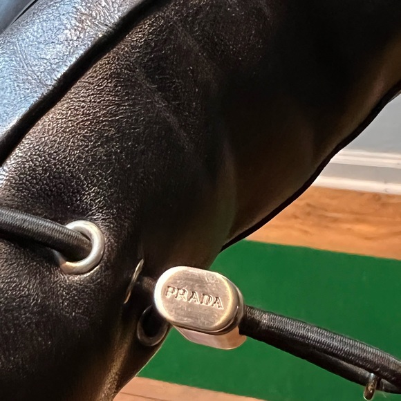 Prada Vibram Black Slip On Loafers size EU 39 US 8 - Picture 10 of 15